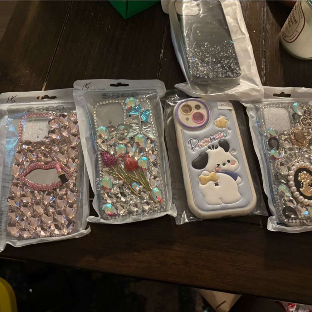 Decorative Sparkle Cell Phone Case - iPhone 15